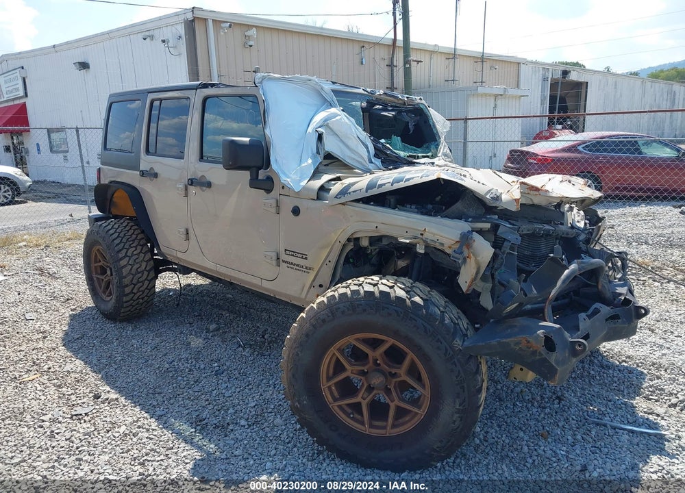 2016 JEEP WRANGLER UNLIMITED SPORT VIN: 1C4BJWDG0GL271844