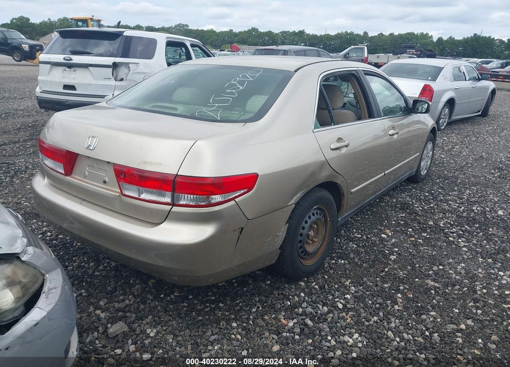 2003 HONDA ACCORD 2.4 LX VIN: 1HGCM56333A024938