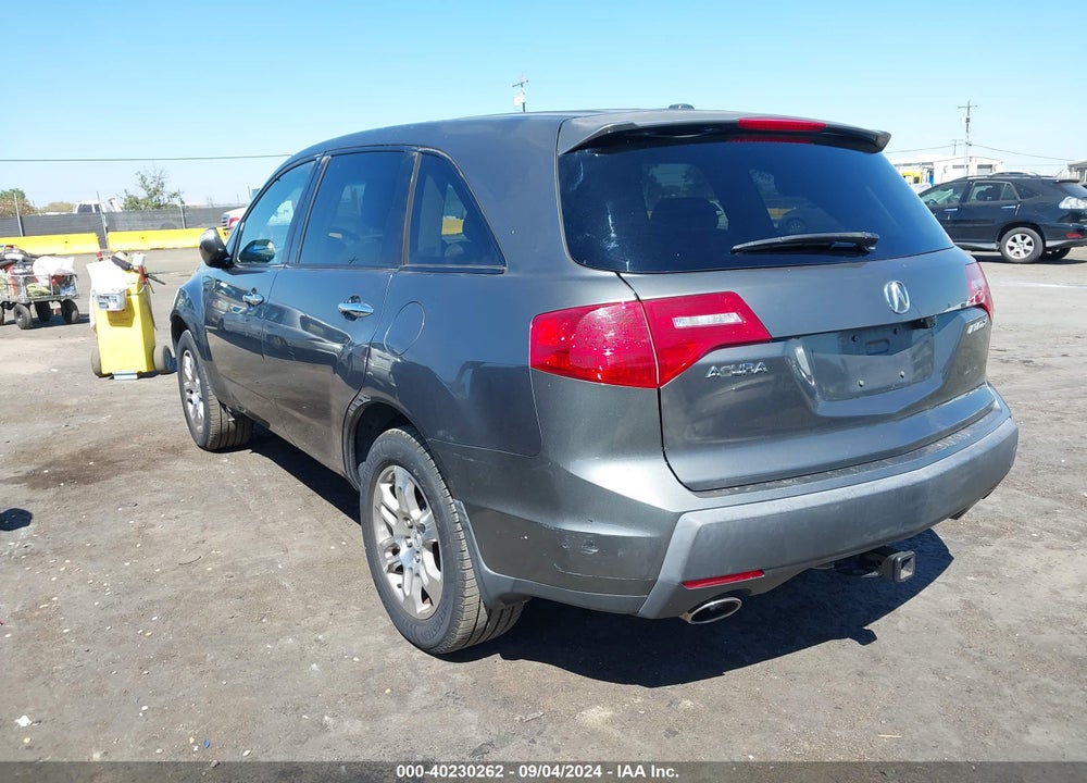 2007 ACURA MDX TECHNOLOGY PACKAGE VIN: 2HNYD28327H524879