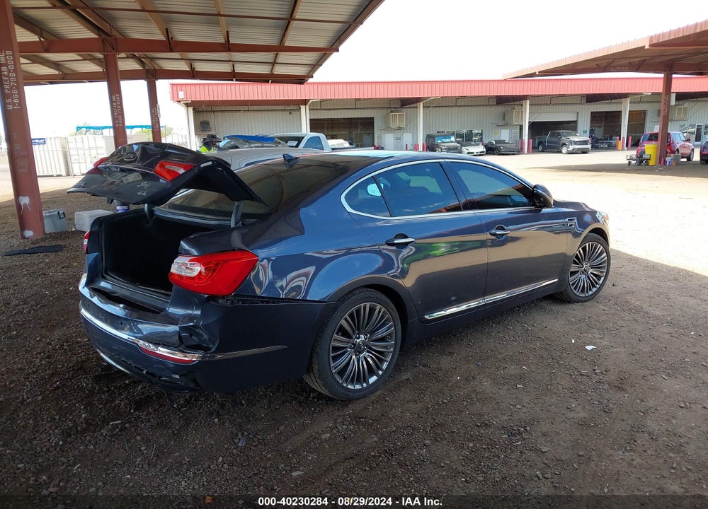 2015 KIA CADENZA LIMITED VIN: KNALN4D76F5193633