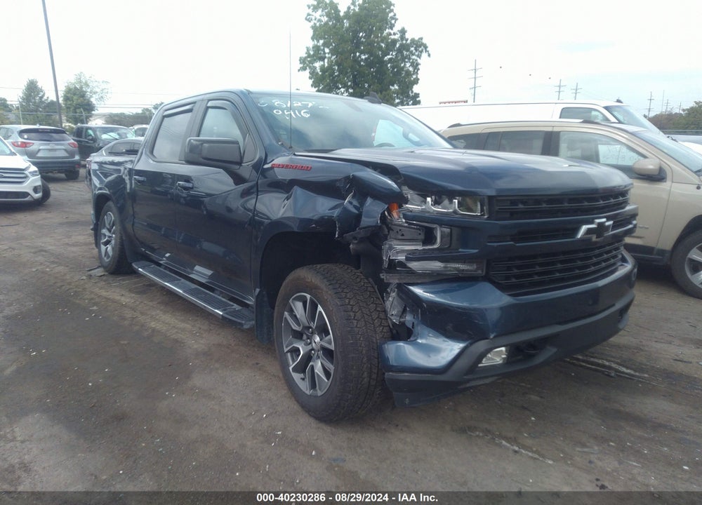2020 CHEVROLET SILVERADO 1500 4WD SHORT BED RST VIN: 3GCUYEED7LG389416