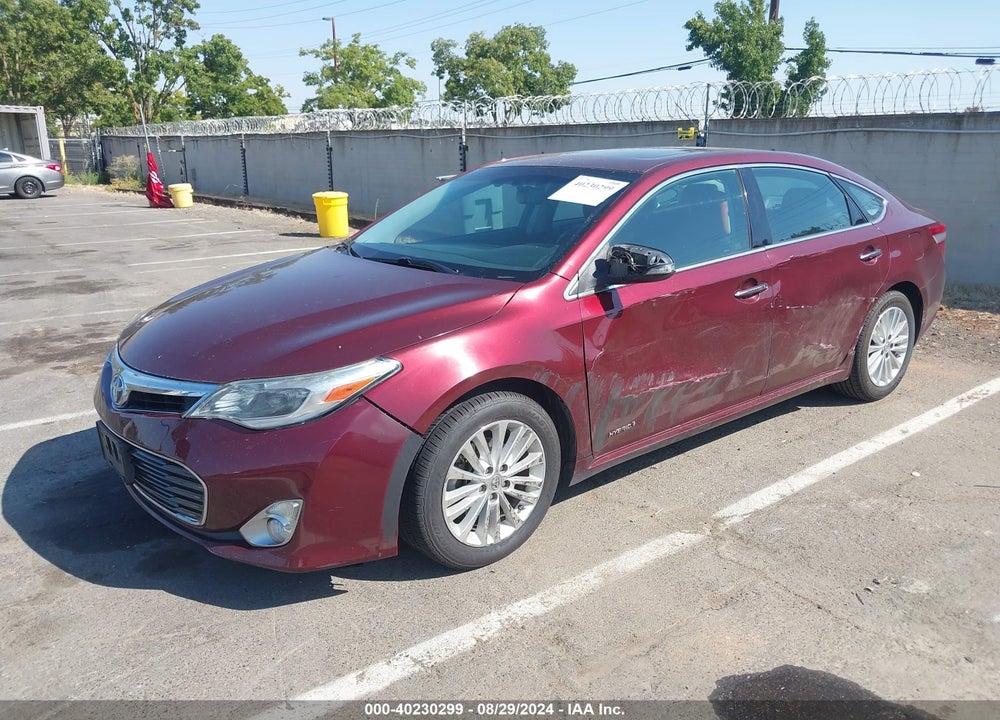 2013 TOYOTA AVALON HYBRID XLE TOURING VIN: 4T1BD1EB8DU011769