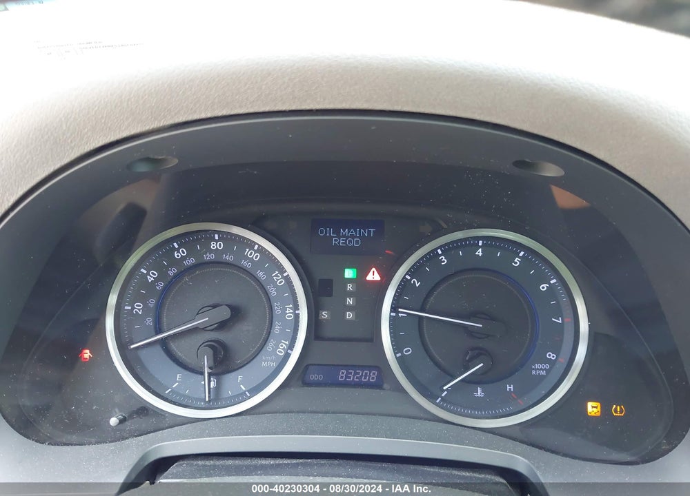2012 LEXUS IS 250 VIN: JTHCF5C27C5053452