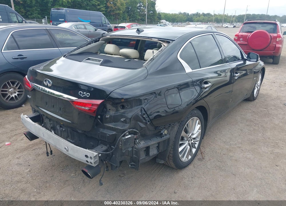 2019 INFINITI Q50 3.0T LUXE VIN: JN1EV7AR1KM593699