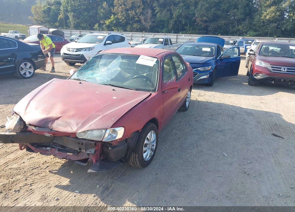 2001 TOYOTA COROLLA LE VIN: 2T1BR12E11C493532