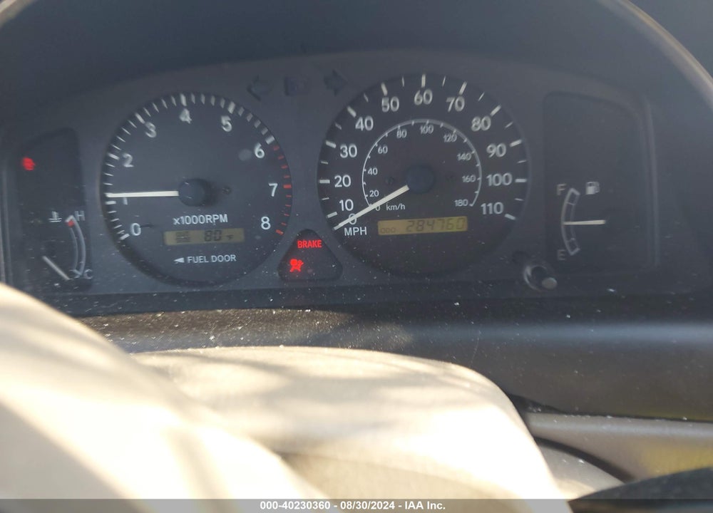 2001 TOYOTA COROLLA LE VIN: 2T1BR12E11C493532