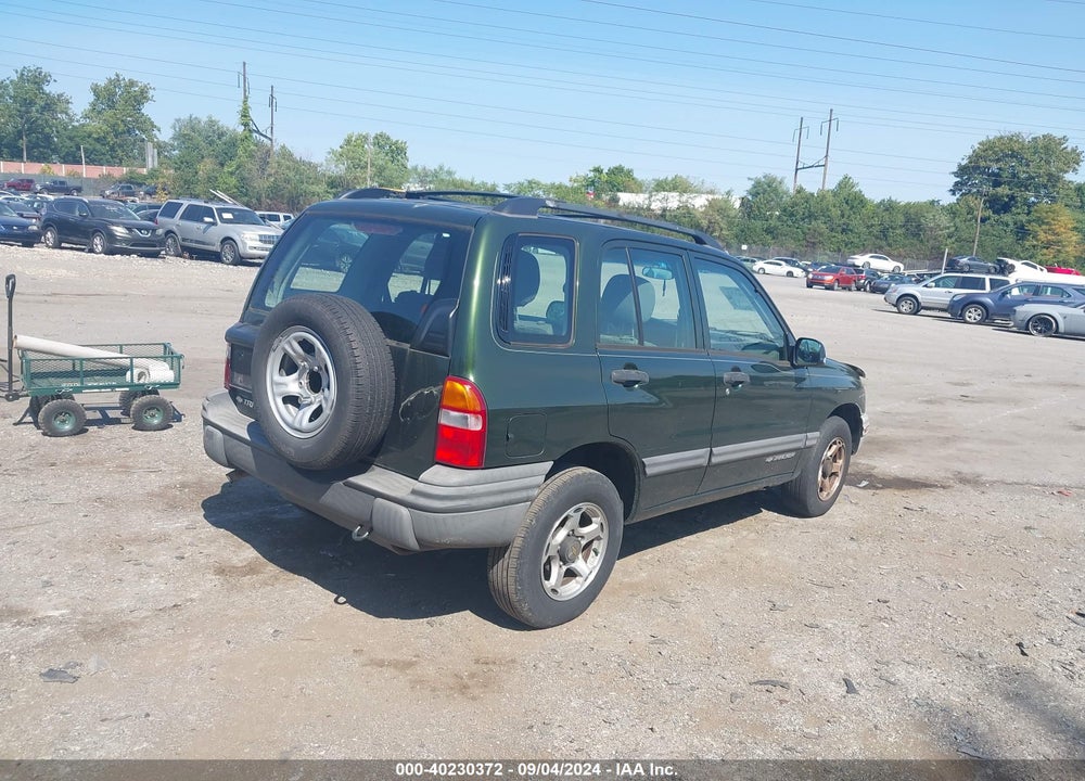 2001 CHEVROLET TRACKER HARD TOP BASE VIN: 2CNBJ13C116942371