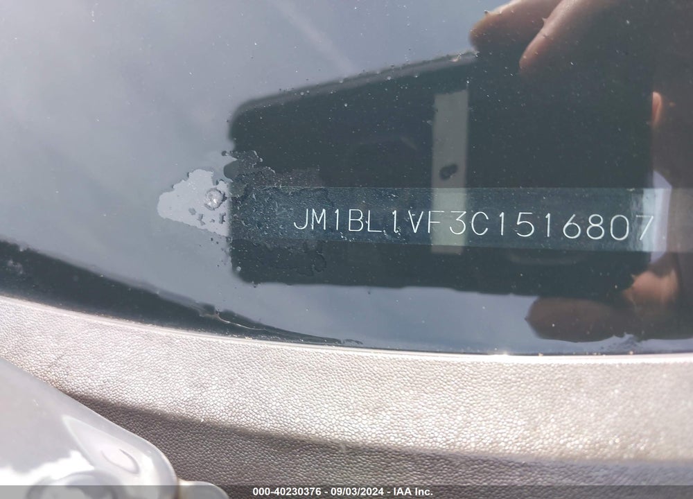 2012 MAZDA 3 I TOURING VIN: JM1BL1VF3C1516807