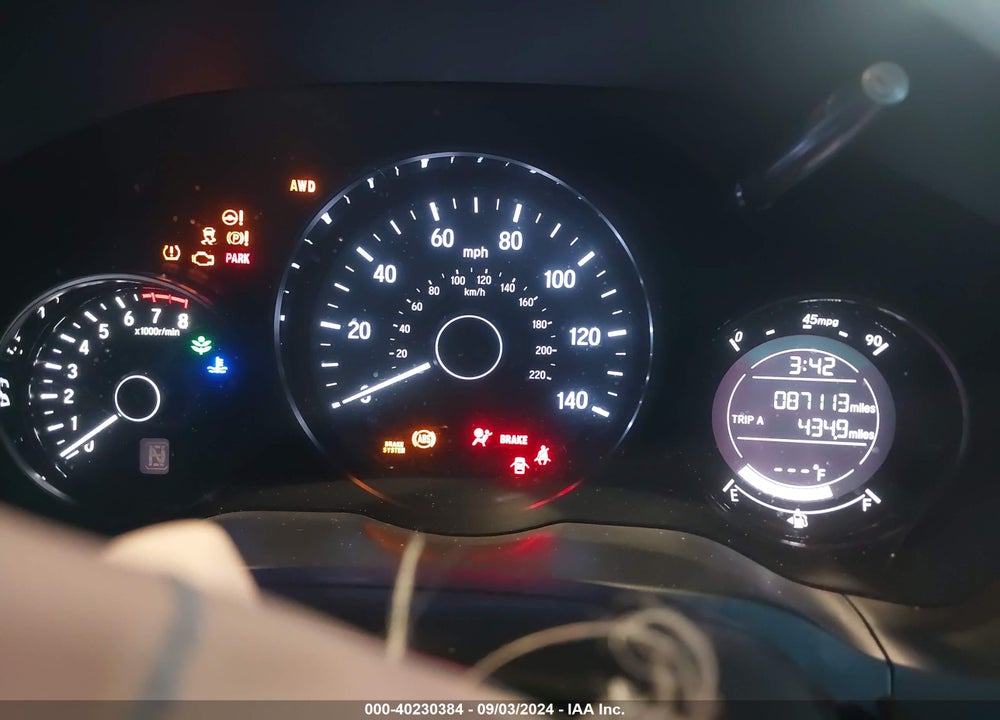 2019 HONDA HR-V LX VIN: 3CZRU6H35KG714454