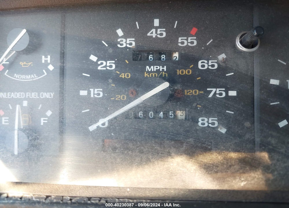 1989 FORD RANGER VIN: 1FTCR10T0KUA52470