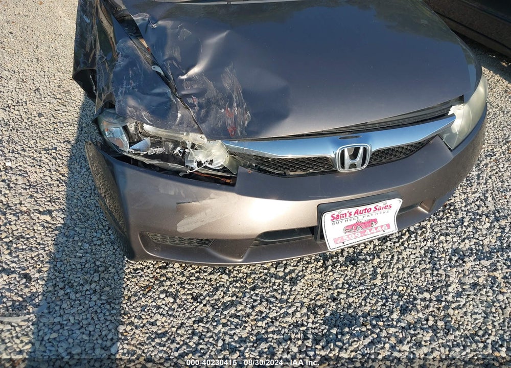 2009 HONDA CIVIC LX VIN: 19XFA16539E050671