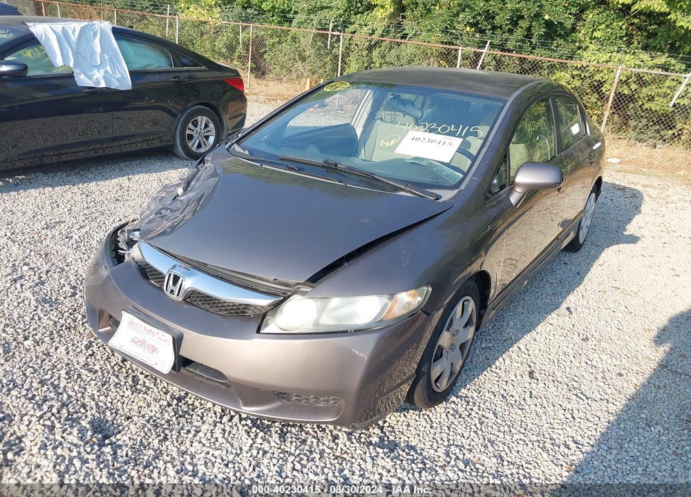 2009 HONDA CIVIC LX VIN: 19XFA16539E050671