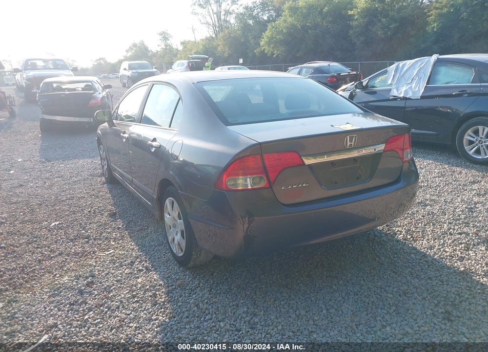 2009 HONDA CIVIC LX VIN: 19XFA16539E050671