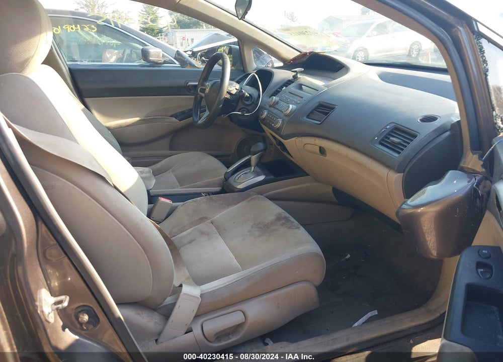 2009 HONDA CIVIC LX VIN: 19XFA16539E050671