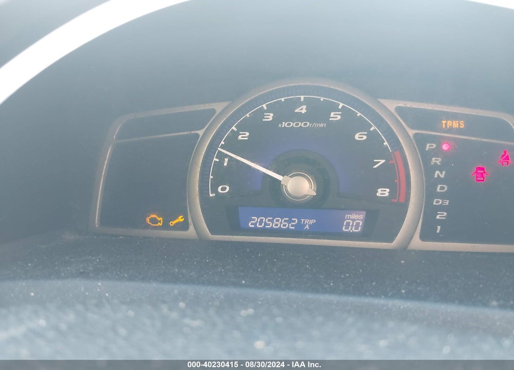 2009 HONDA CIVIC LX VIN: 19XFA16539E050671