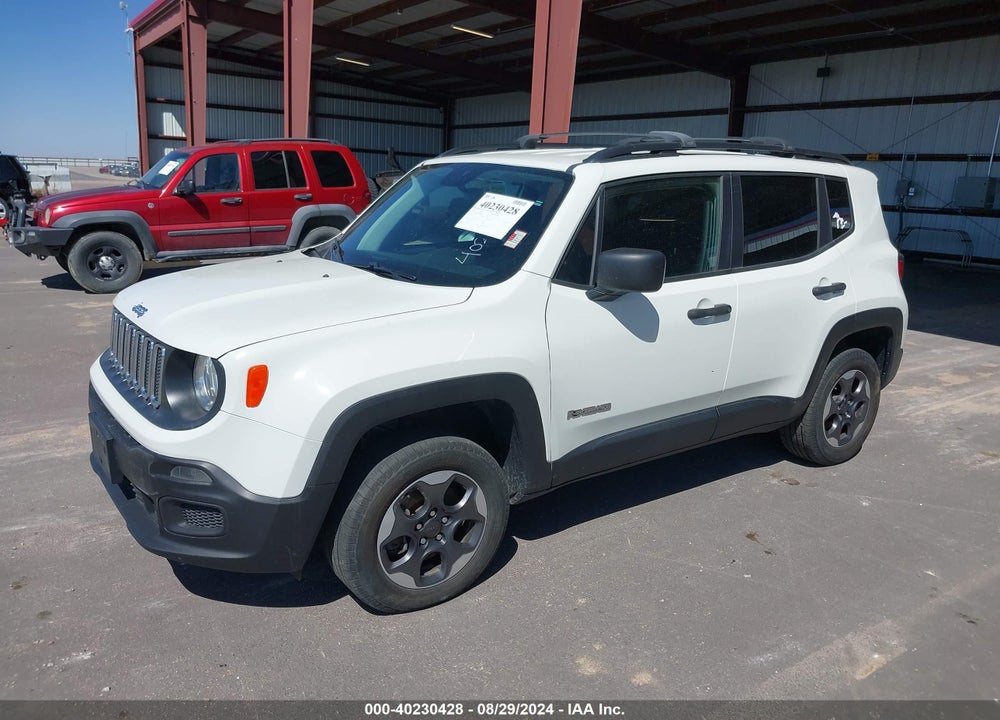 2018 JEEP RENEGADE SPORT 4X4 VIN: ZACCJBAH6JPG69332