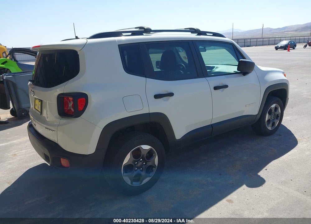 2018 JEEP RENEGADE SPORT 4X4 VIN: ZACCJBAH6JPG69332