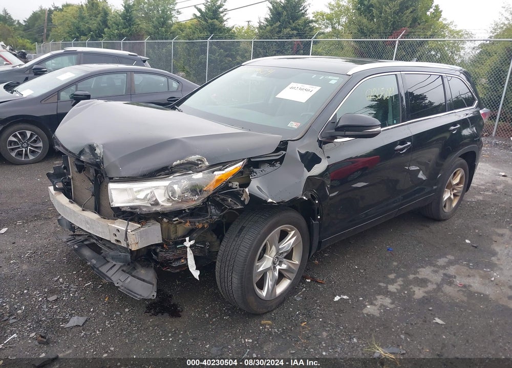 2016 TOYOTA HIGHLANDER LIMITED V6 VIN: 5TDDKRFH0GS292205