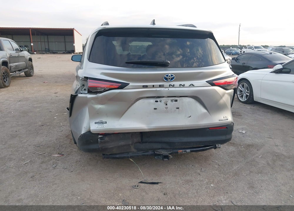 2022 TOYOTA SIENNA LE 8 PASSENGER VIN: 5TDGSKFC0NS059754