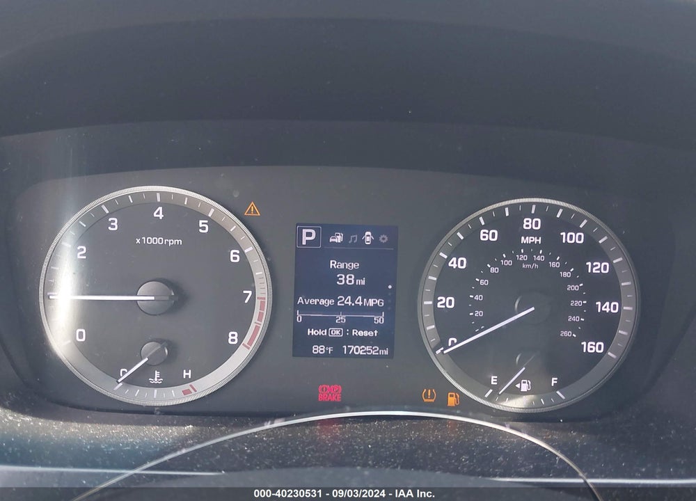 2015 HYUNDAI SONATA SE VIN: 5NPE24AF8FH190376