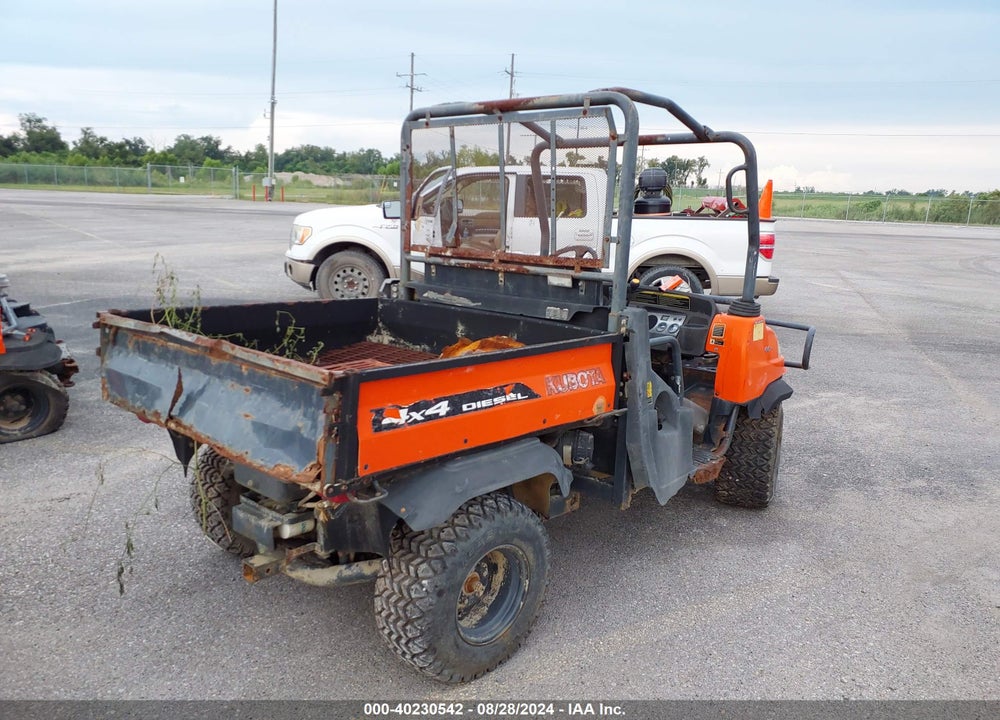 2011 KUBOTA RTV900 VIN: A5KB1FDATBG0C3031