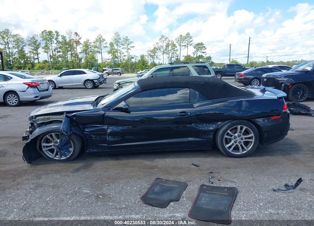 2015 CHEVROLET CAMARO 1LT VIN: 2G1FD3D38F9286286