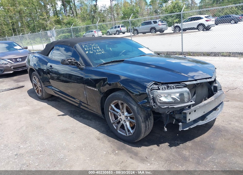 2015 CHEVROLET CAMARO 1LT VIN: 2G1FD3D38F9286286
