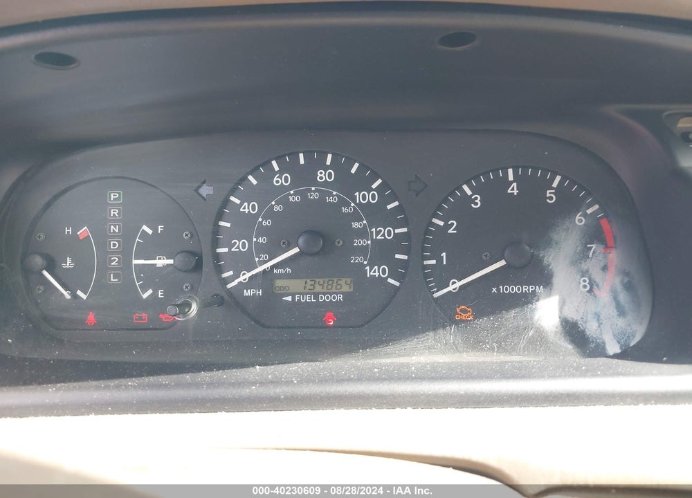 2001 TOYOTA CAMRY LE VIN: 4T1BG22K21U828779