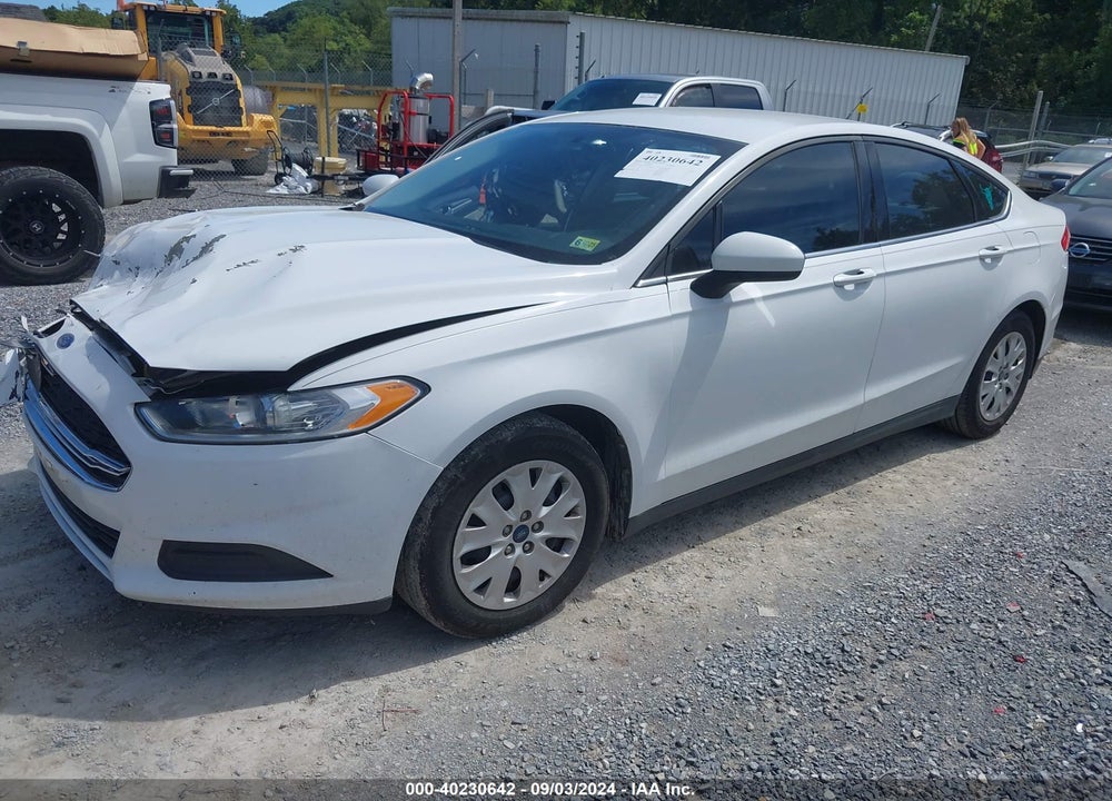 2013 FORD FUSION S VIN: 3FA6P0G71DR126968