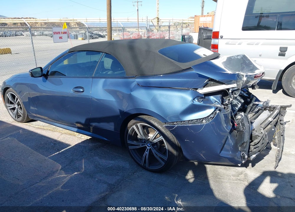 2022 BMW 430I VIN: WBA23AT0XNCK37860