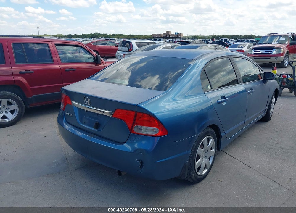 2010 HONDA CIVIC LX VIN: 2HGFA1F52AH563663