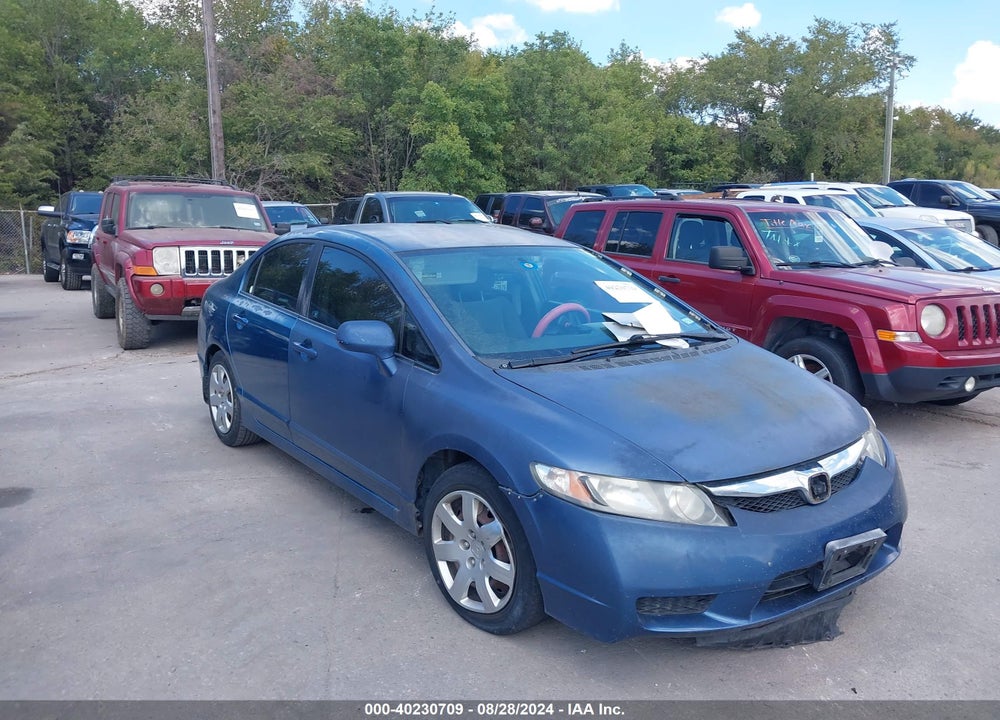 2010 HONDA CIVIC LX VIN: 2HGFA1F52AH563663