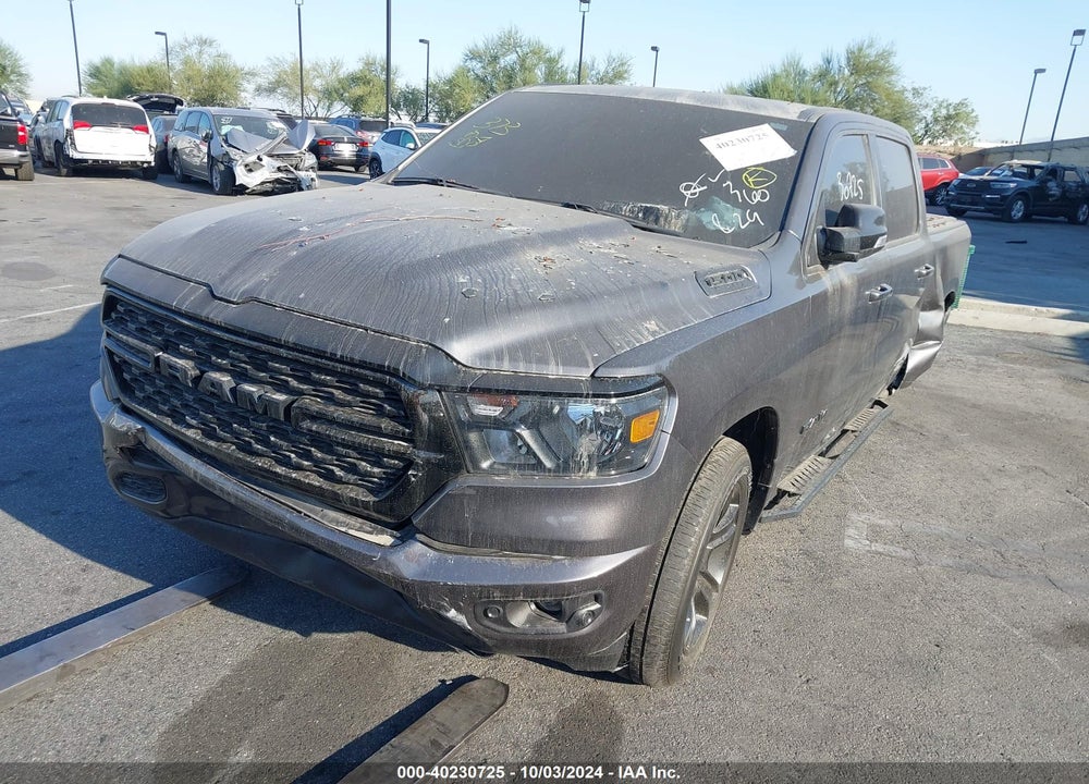 2022 RAM 1500 BIG HORN 4X2 5'7 BOX VIN: 1C6RREFT6NN393550