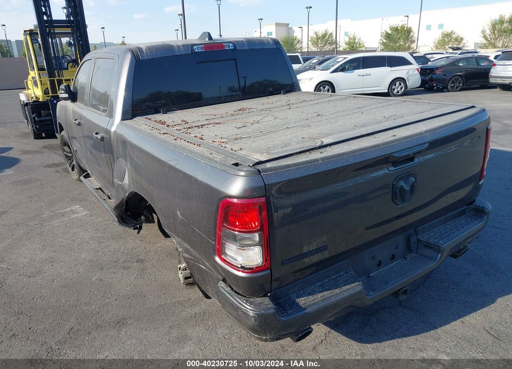 2022 RAM 1500 BIG HORN 4X2 5'7 BOX VIN: 1C6RREFT6NN393550