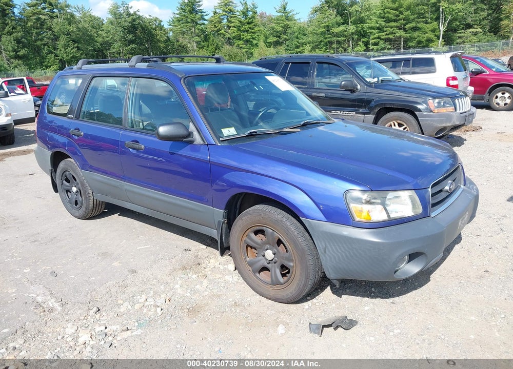 2003 SUBARU FORESTER X VIN: JF1SG636X3H724331