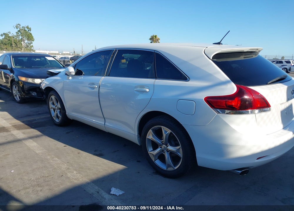 2013 TOYOTA VENZA LE V6 VIN: 4T3BK3BB4DU077877