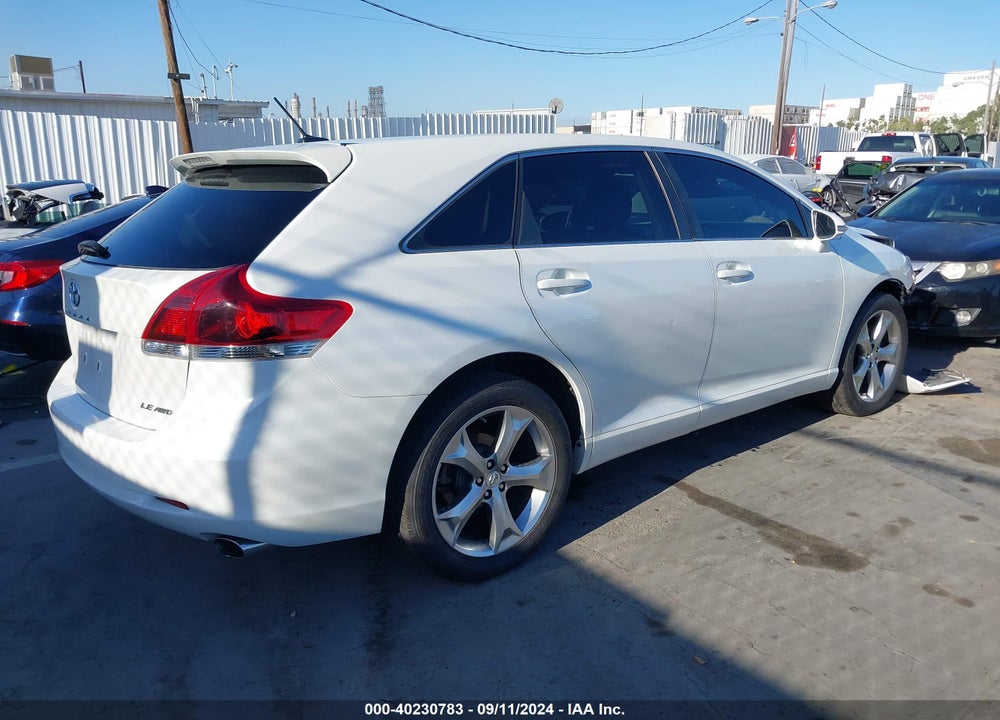 2013 TOYOTA VENZA LE V6 VIN: 4T3BK3BB4DU077877