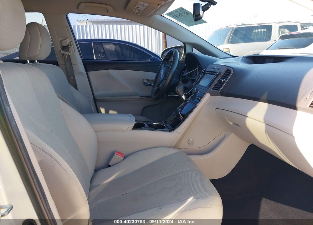 2013 TOYOTA VENZA LE V6 VIN: 4T3BK3BB4DU077877
