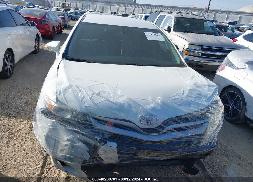 2013 TOYOTA VENZA LE V6 VIN: 4T3BK3BB4DU077877
