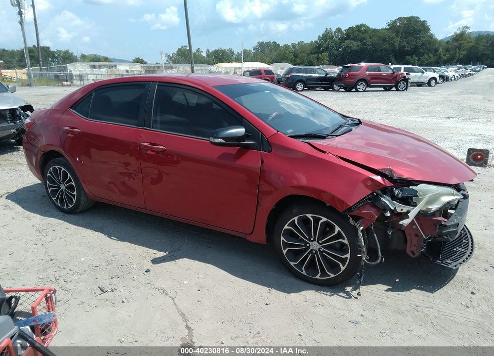 2015 TOYOTA COROLLA S PLUS VIN: 2T1BURHE5FC307678