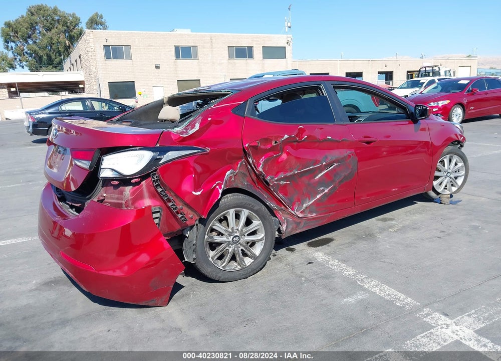 2015 HYUNDAI ELANTRA SE VIN: 5NPDH4AE5FH640017
