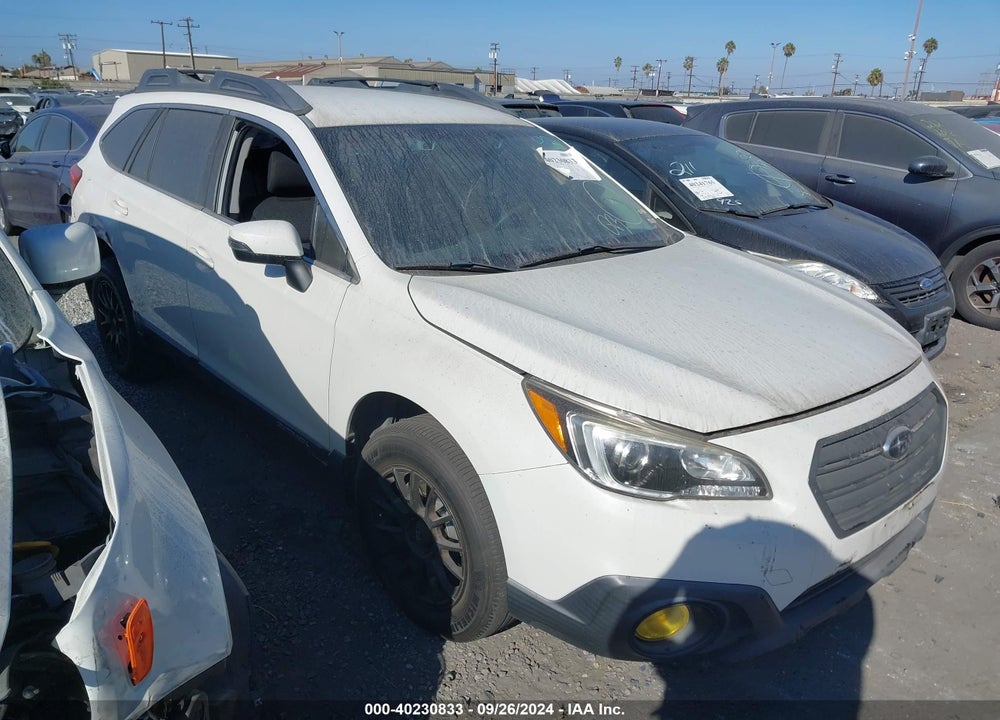 2017 SUBARU OUTBACK 2.5I PREMIUM VIN: 4S4BSAFC5H3390898
