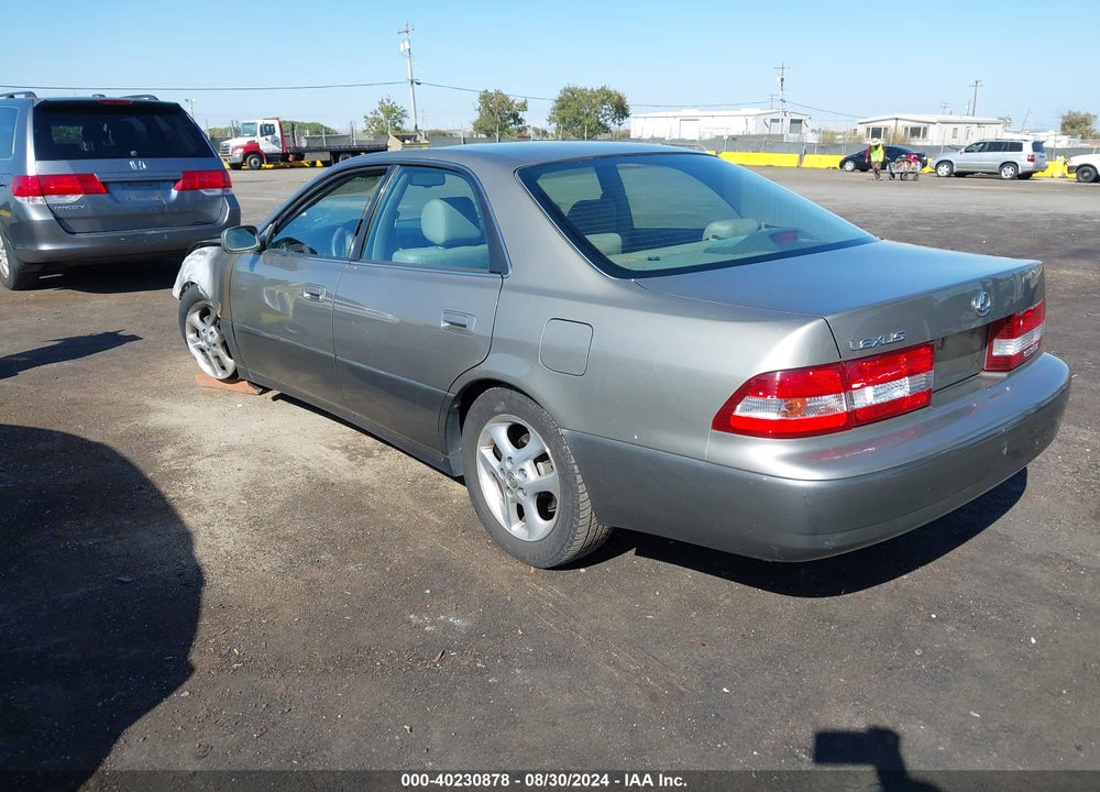 2000 LEXUS ES 300 VIN: JT8BF28G9Y5081940