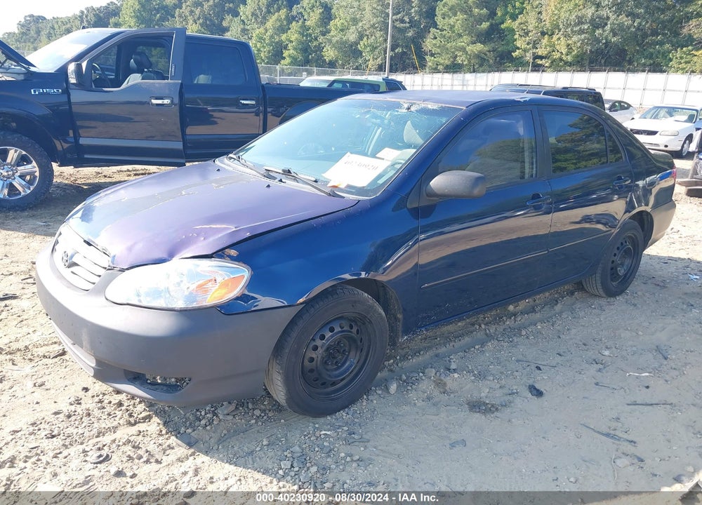 2004 TOYOTA COROLLA LE VIN: JTDBR32E842029815