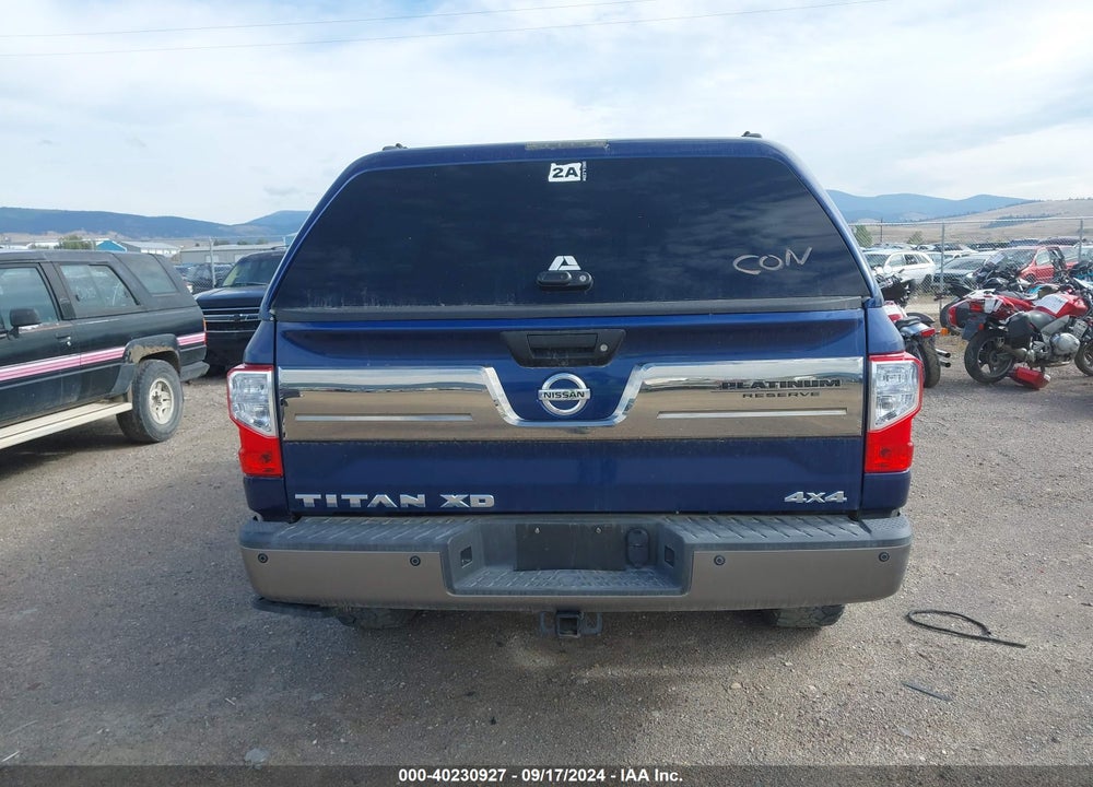 2017 NISSAN TITAN XD PLATINUM RESERVE DIESEL VIN: 1N6BA1F4XHN567365