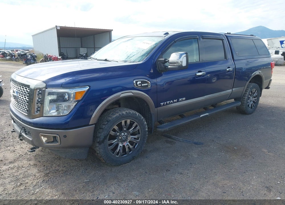 2017 NISSAN TITAN XD PLATINUM RESERVE DIESEL VIN: 1N6BA1F4XHN567365