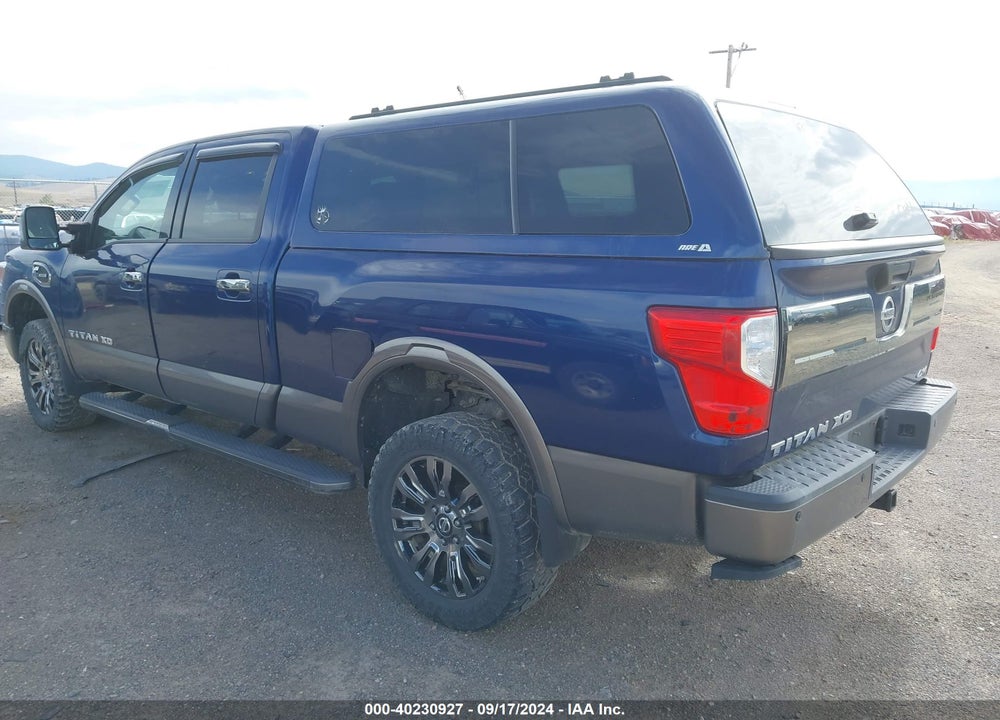 2017 NISSAN TITAN XD PLATINUM RESERVE DIESEL VIN: 1N6BA1F4XHN567365