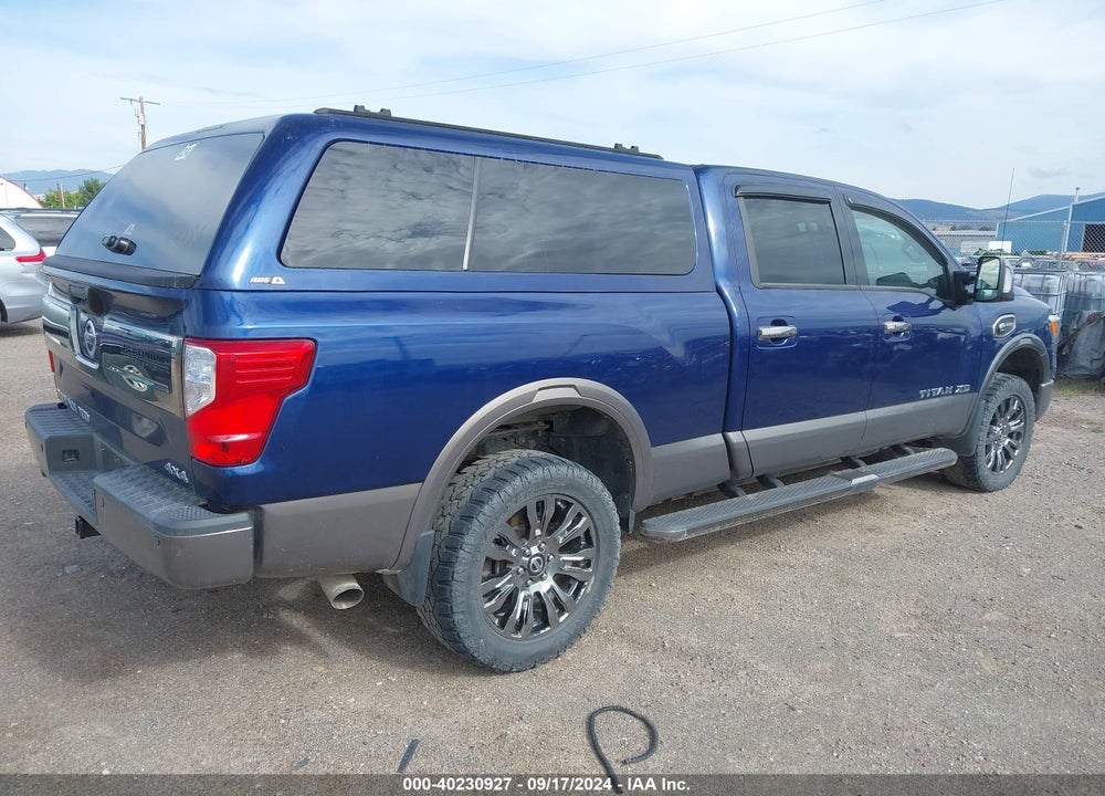 2017 NISSAN TITAN XD PLATINUM RESERVE DIESEL VIN: 1N6BA1F4XHN567365