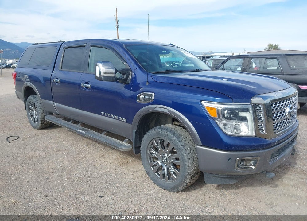 2017 NISSAN TITAN XD PLATINUM RESERVE DIESEL VIN: 1N6BA1F4XHN567365