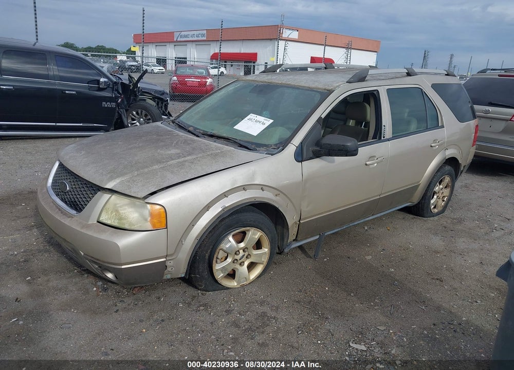2005 FORD FREESTYLE SEL VIN: 1FMZK05175GA10134